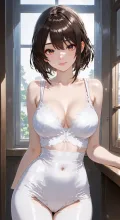透ける一枚 — はじめさんのAIイラスト