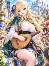 旅の吟遊詩人·街角で歌う の投稿作品