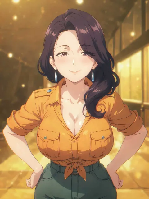 きちんとした服装、サファリジャケットを着た探検家の成年女性