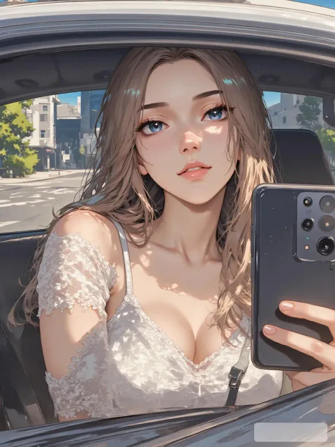 Anime Semi-Real Illust