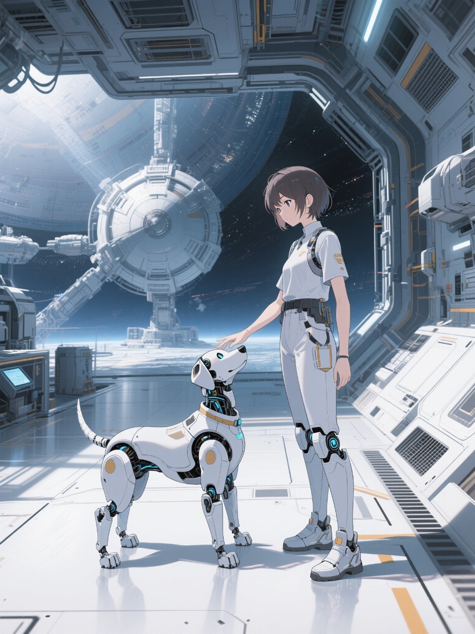 宇宙ステーションのマスコット