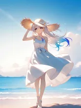 このまましばらく — 海辺イラストのAIイラスト｜SUPPART