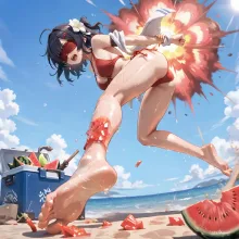 真っ赤な夏