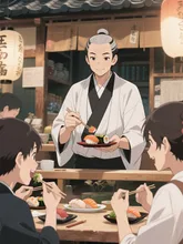 大将の寿司