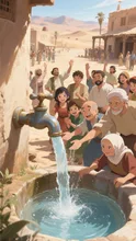 水が出た！
