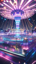 画像生成チャレンジ·遊園地メリーゴーランド の受賞作品