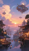 空飛ぶ市場