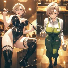 昼 vs 夜·同じ人の二面 の投稿作品