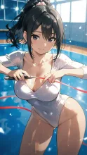 リボンの練習 — レオタードイラストのAIイラスト|SUPPART