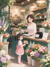 花屋さんになりたい女の子