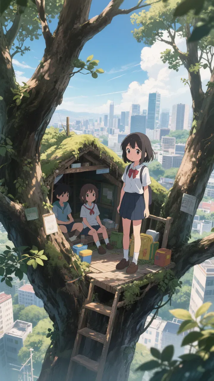 高精度アニメ - 幼馴染の秘密基地 / つみき