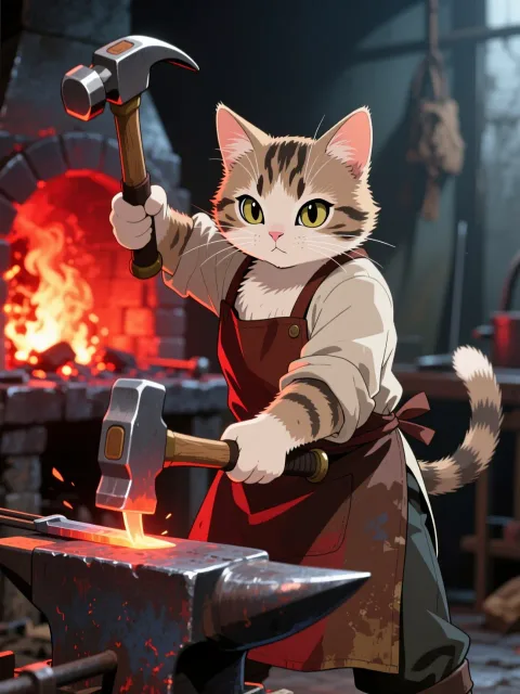 猫の鍛冶屋さん
