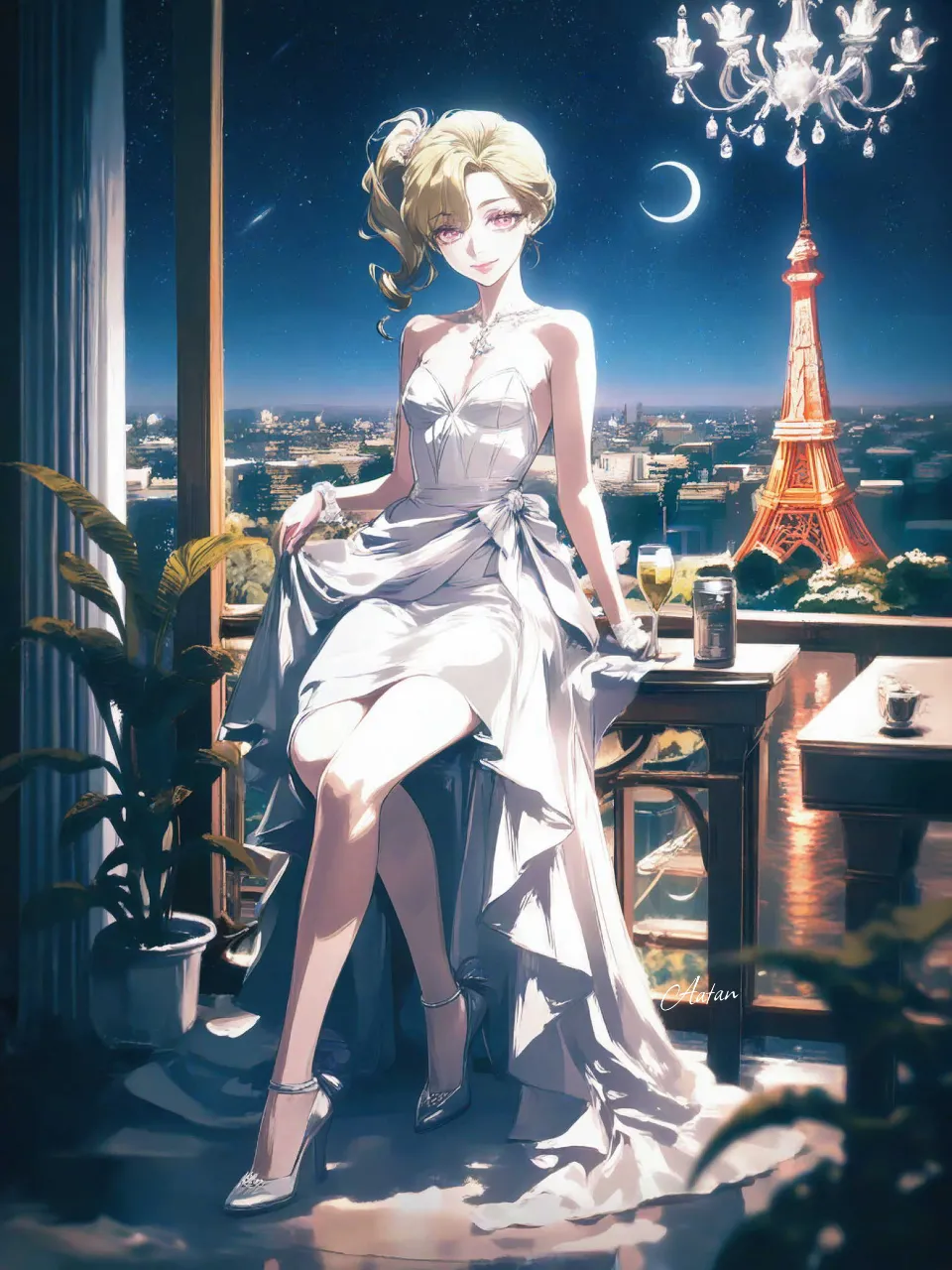 幻月の再光プロ, イラスト, アニメ風