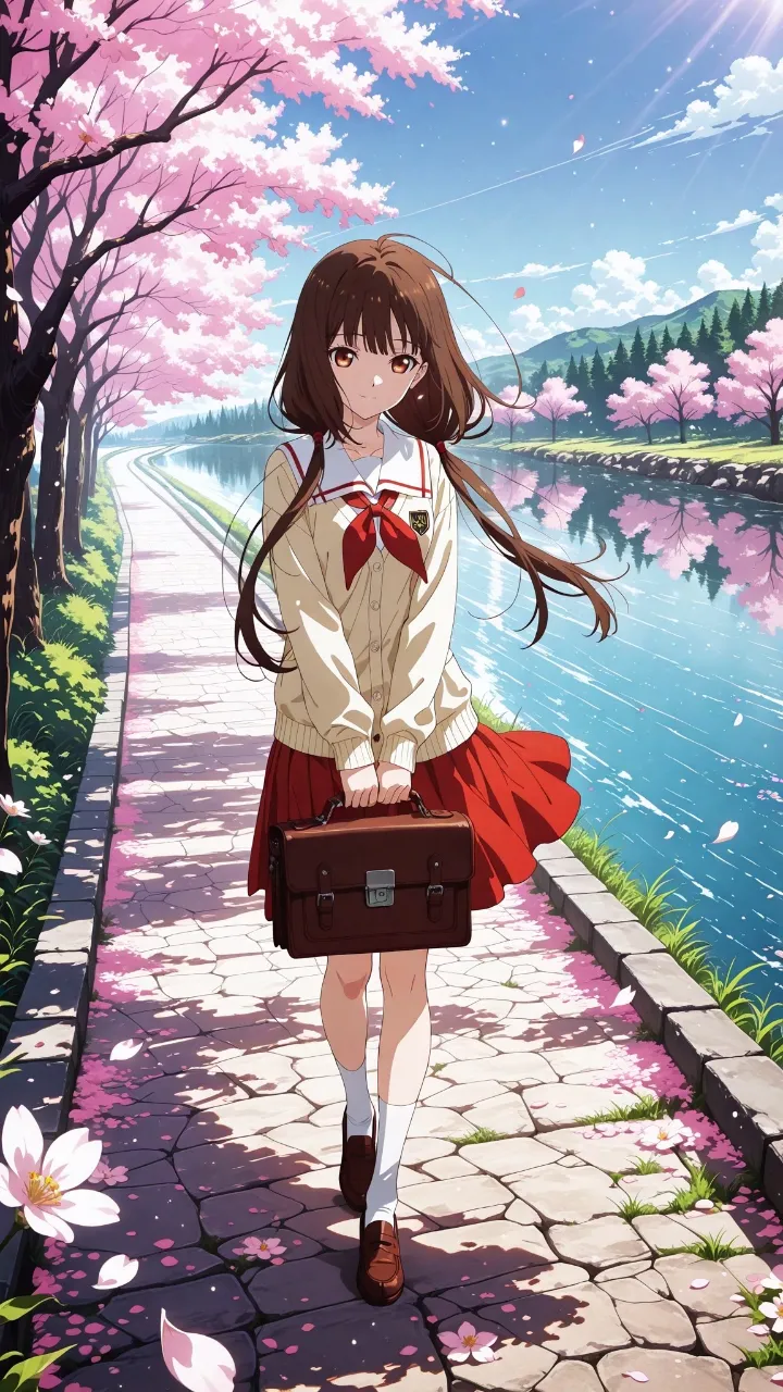 架空春制服コレクションNo.50(伊井野ミコ) — なごごさんのAIイラスト