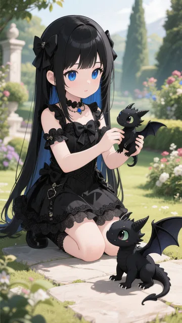 黒髪娘💕私がママだよー❤️