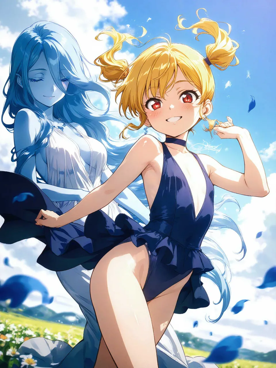 少女と精霊