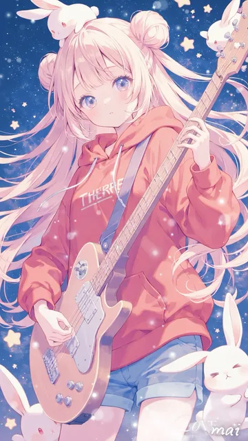 【月夜のコンサート】のAIイラスト - SUPPART