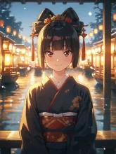 屋形船の芸者美人·夏の宵の屋形船 の投稿作品