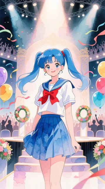 Lynn Minmay from Macross - 水彩画総選挙