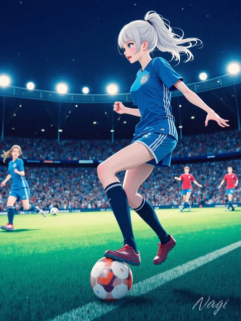 サッカー少女