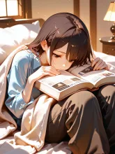 ひざ掛けの下·読書の秋、窓辺で の受賞作品