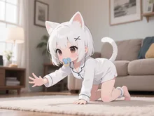 ベイビー猫ちゃん🍼 — アダ🥞さんのAIイラスト