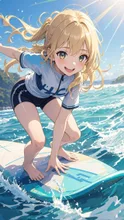 ギャル初ボード — SUPP62845004さんのAIイラスト