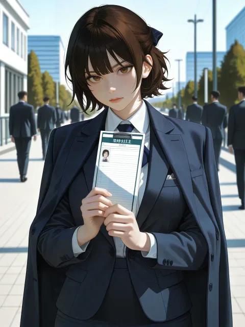 女性捜査官…こんな感じかな(´・_・`)カナ