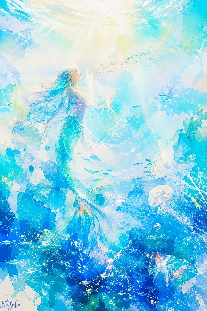 海はその歌を知っている-The Sea Knows the Song — n.yukaさんのAIイラスト