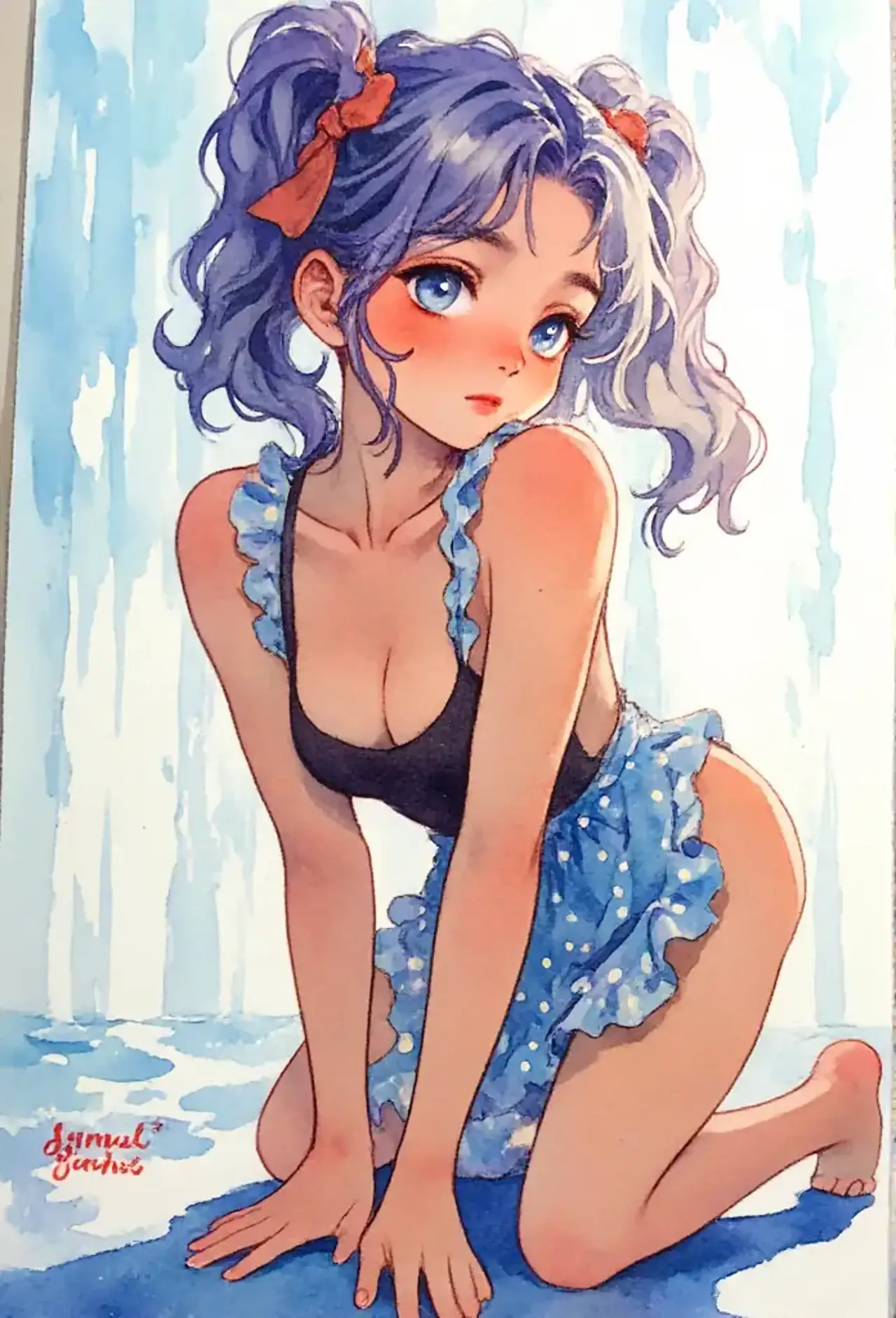 綺麗なお姉さんは好きですか — 赤髪さんのAIイラスト