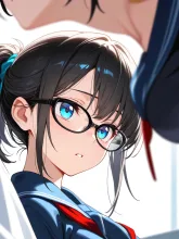 眼鏡女子
