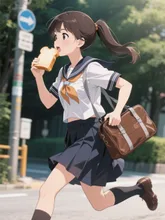 いっけなーい！遅刻遅刻！