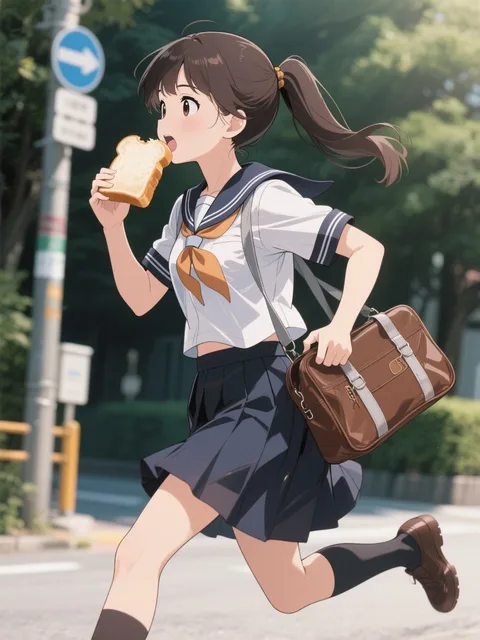 いっけなーい!遅刻遅刻!