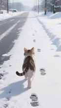 飼い主さんの匂いはあるけど姿が見えないにゃ… — 子猫イラストのAIイラスト|SUPPART