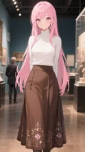 ピンク髪乙女💕美術館デート❤️