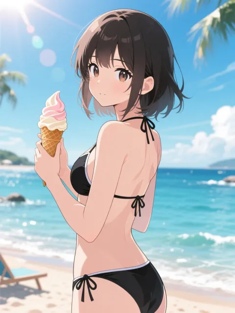夏のソフトクリーム
