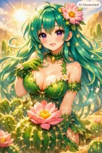 サボテン娘·棘とお花の砂漠っ子 の投稿作品