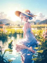 田植えの水鏡·初夏チャレンジ の投稿作品