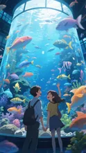 立体映像水族館🪼