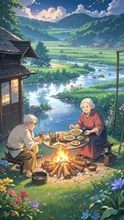 故郷 — KIMIAKIさんのAIイラスト
