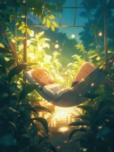 夜の温室で眠る·今宵チャレンジ の投稿作品