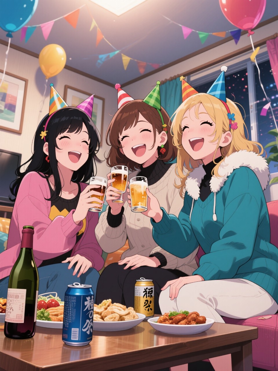 気を遣わないとても楽しい忘年会🥳🍻🎉