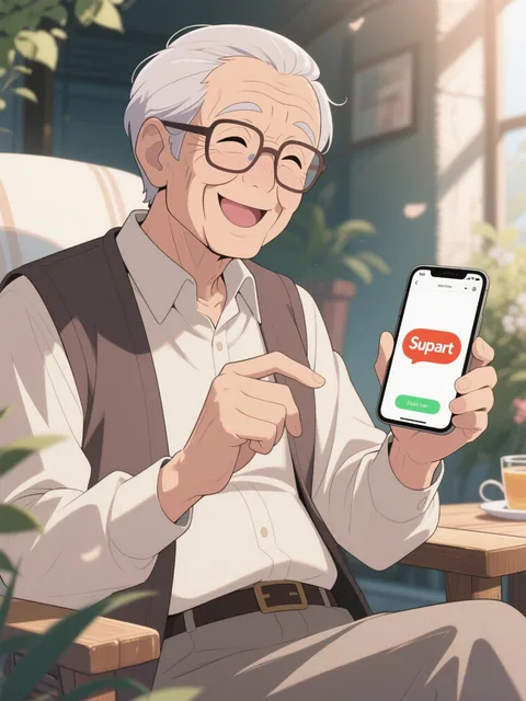 楽しみが増えたと喜ぶ