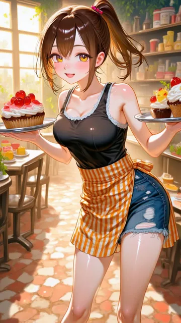 看板娘のスマイルもセットです❣️