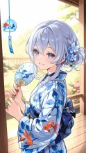 縁側の風鈴