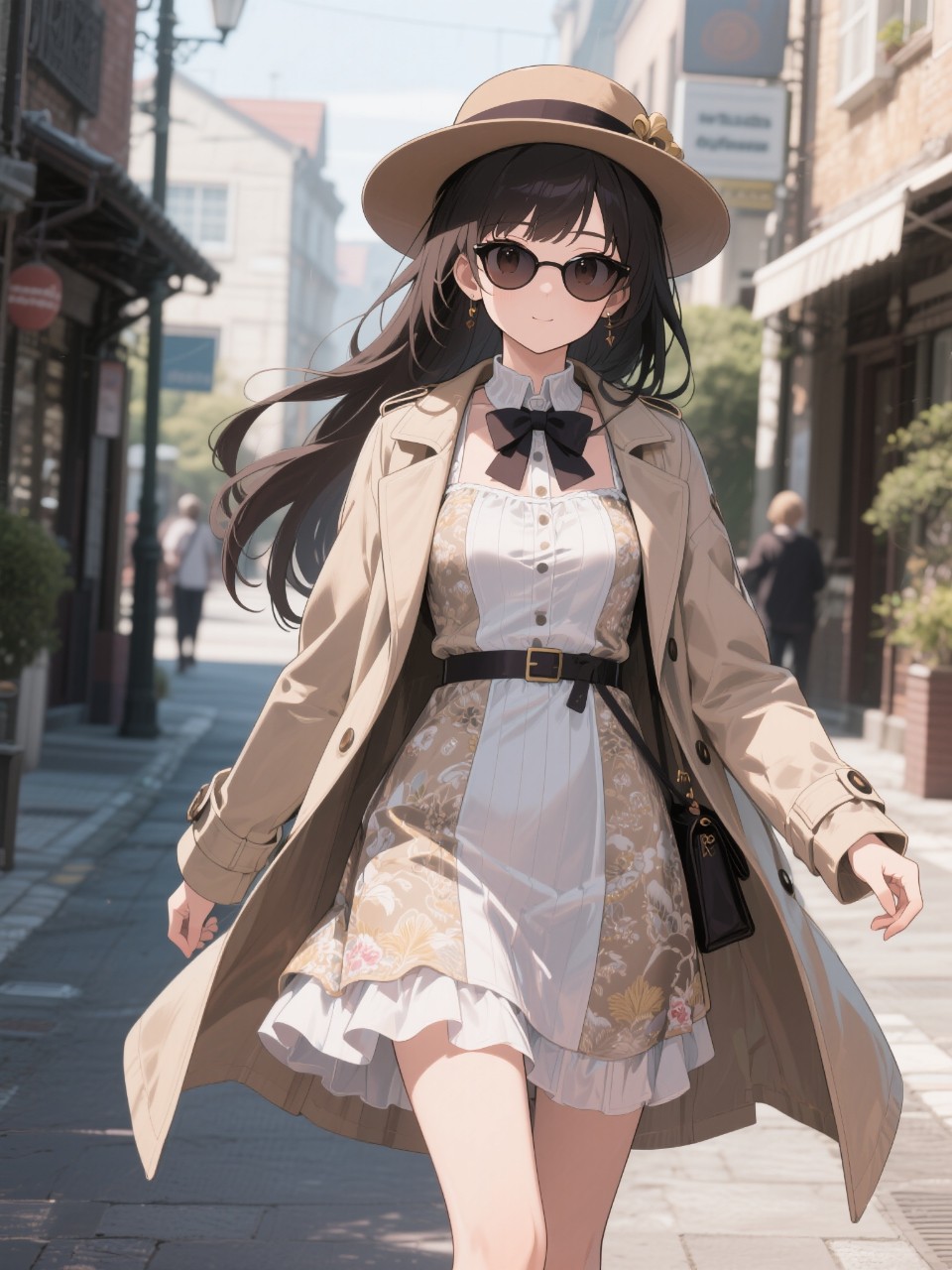 お嬢様のお忍び散歩。 — エイコさんのAIイラスト