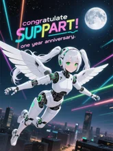 画像生成チャレンジ·SUPPART１周年記念 の投稿作品