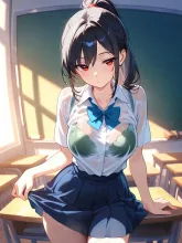 汗と制服·シャツが張りつく の投稿作品