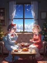 ［クリスマスイブからの告白］供養投稿② — 百合ユーリさんのAIイラスト