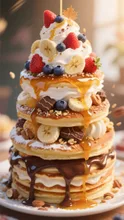 全部のせ パンケーキ